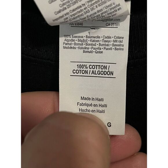 Redrum Shirt Mens Gildan Black Tee Short Sleeve Band Heavy Metal Rock Size Large - Picture 7 of 8